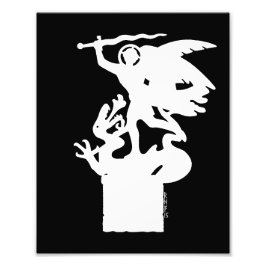 Foto Santo Michael e Dragon (em branco)