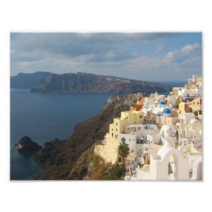 Foto Santorini na tarde Sun