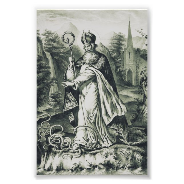 Foto São Patrick patron da Irlanda (Frente)