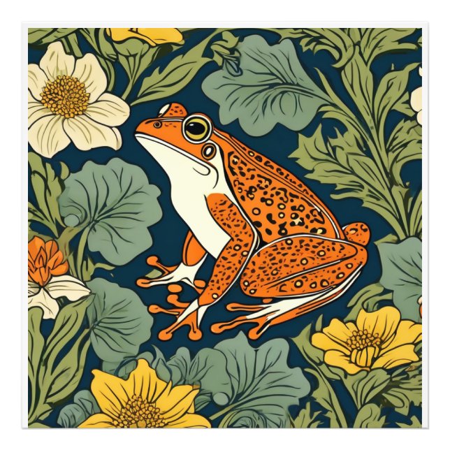 Foto sapo inspiração William Morris (Frente)