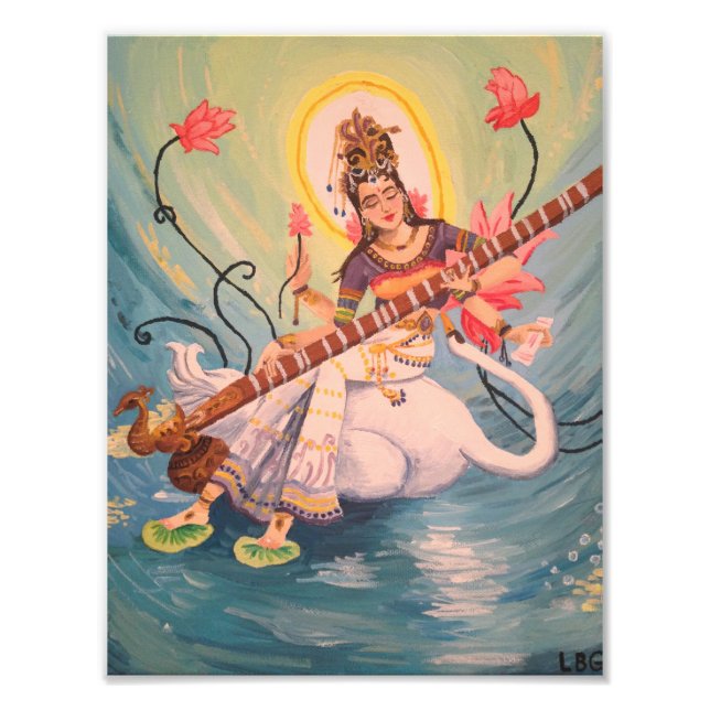 Foto Saraswati Impressão (Frente)