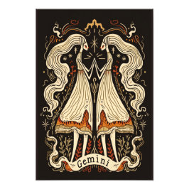 Foto Satin Photo Paper Gemini Celestial Zodiac