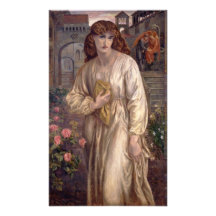 Saudação de Beatrice por Dante Gabriel Rossetti