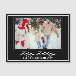 Foto: saudação de feriados felizes minimalistas