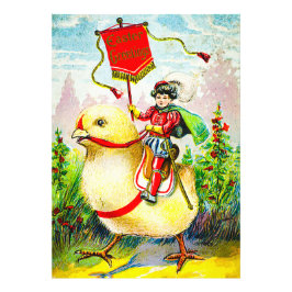 Foto Saudações à Páscoa Whimsical: Cavaleiro sobre o Pi