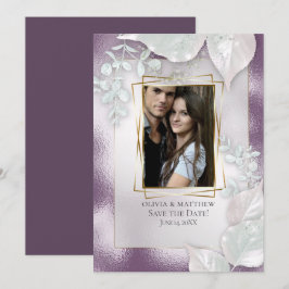 FOTO SAVE THE DATE | Convite Brilho da Berinjela