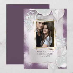 FOTO SAVE THE DATE Convite Brilho da Berinjela