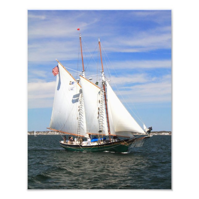 Foto Schooner Setting Sail (Frente)