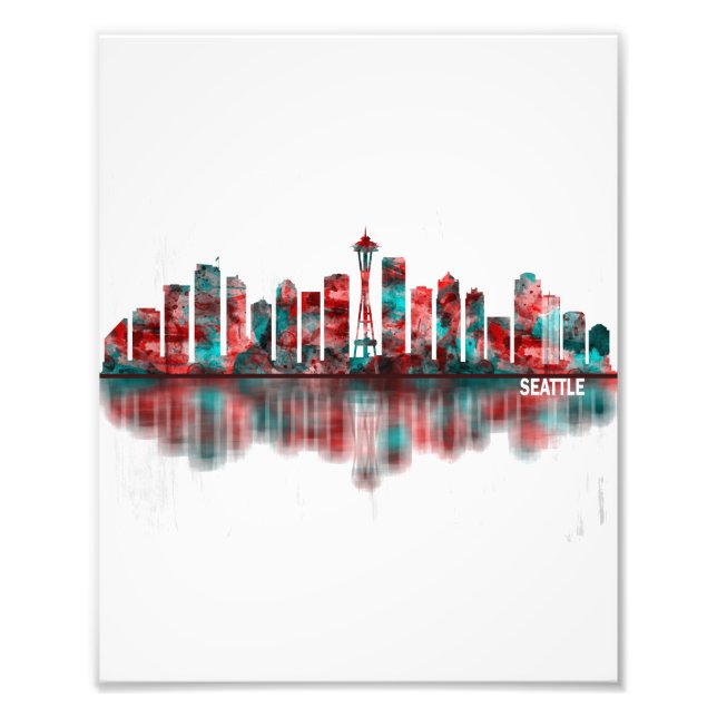 Foto Seattle Washington Skyline (Frente)