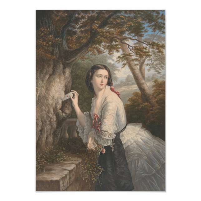 Foto Secret Corresponde: Menina nota ao Amor Proibido (Frente)