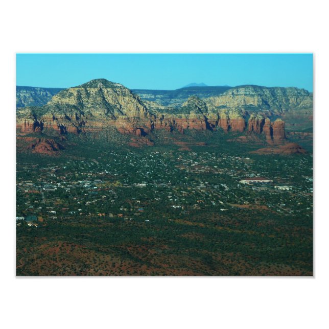 Foto Sedona e Coffee Pot Rock de cima (Frente)