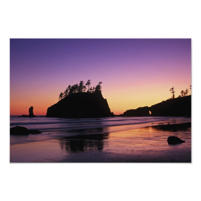 Foto Segunda Praia ao Crepúsculo, Parque Nacional Olímp (Frente)