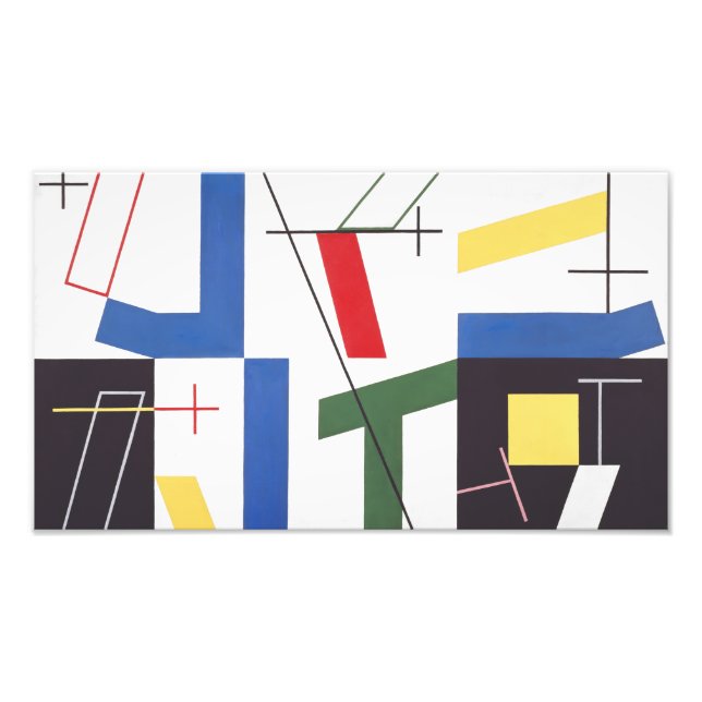 Foto Seis espaços com cruzamentos | Sophie Taeuber-Arp  (Frente)