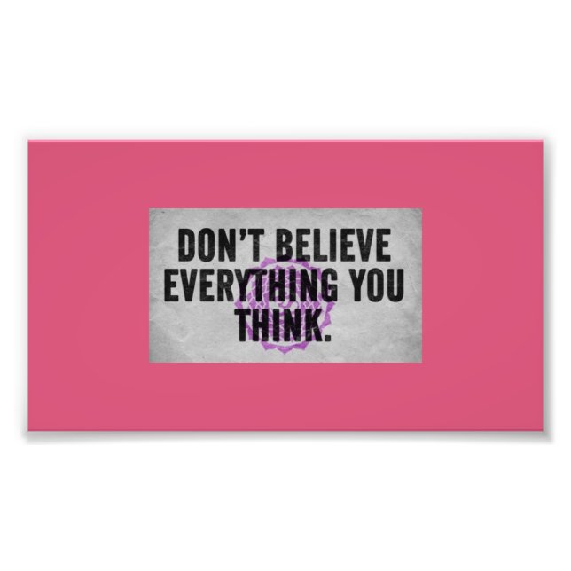 Foto Seja cético (Frente)