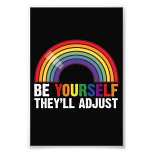 Foto Seja você mesmo Eles vão ajustar Orgulho gay Arco-