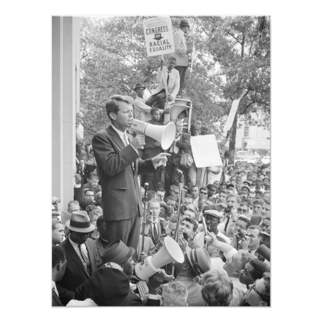 Foto Senador Robert Kennedy em Campanha para Presidente (Frente)