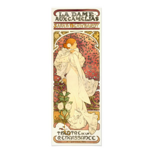 Foto Senhora de Alphonse Mucha do impressão de Camelia