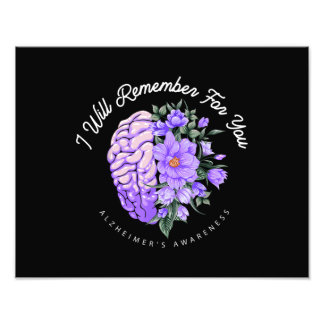 Foto Sensibilização do Alzheimer Eu lembrarei por você