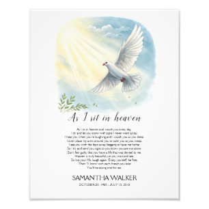 Foto Sentado no Sinal de Poema Memorial da Dove do Céu