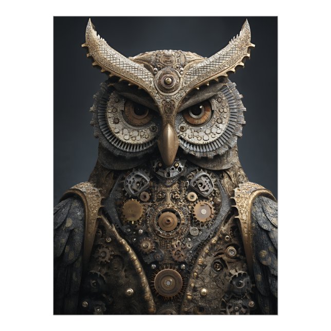 Foto Sentinela de Latão Steampunk (Frente)