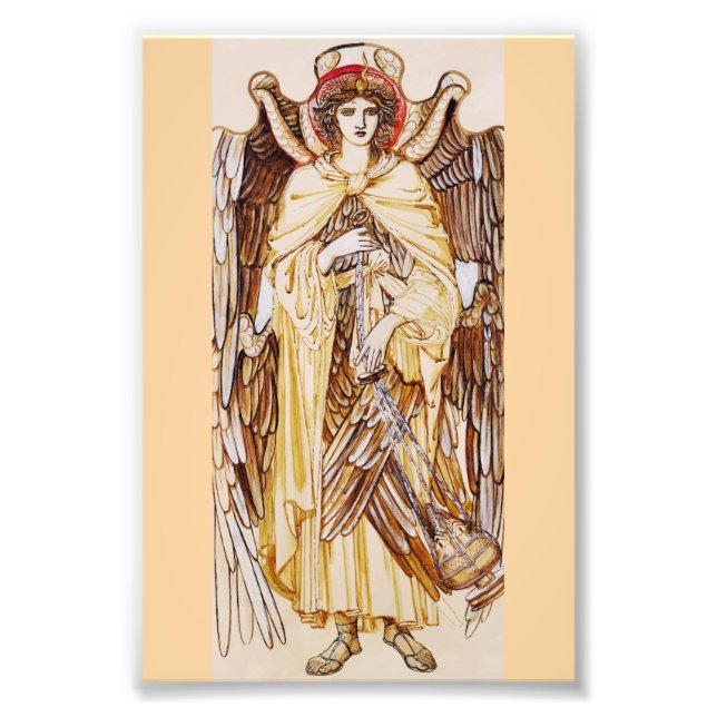 Foto Serafim Anjo cerca o Trono Divino (Frente)