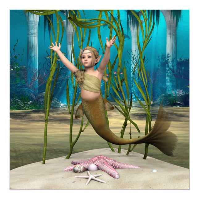 Foto Sereia Bebê (Frente)