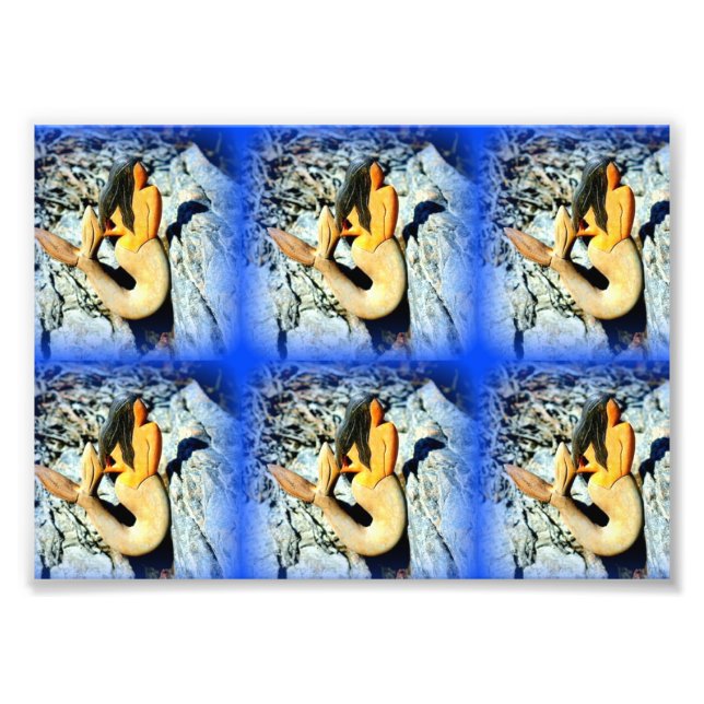 Foto sereias de geleia marítima azul (Frente)