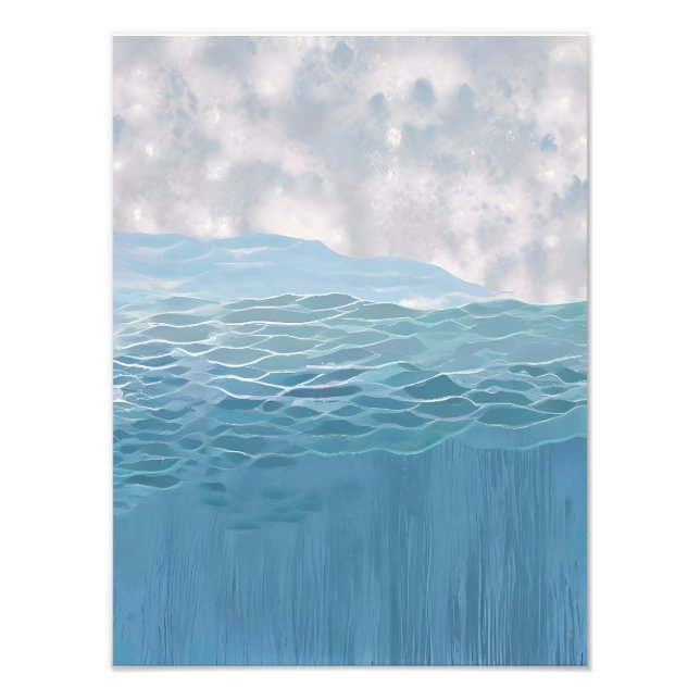 Foto Serene Ocean Waves (Frente)