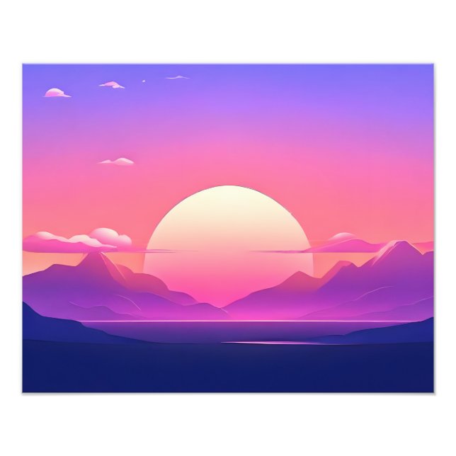 Foto Serene Sunset Dreamscape (Frente)