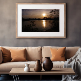 Foto Serenidade do ouro: Um Embarque do Sol