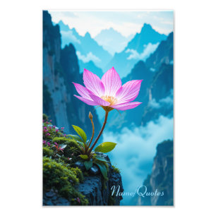 Foto Serenidade em Flor – Lótus Acima da Névoa