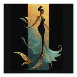 Foto Série MERMAID NOIR #1 Cartão Postal