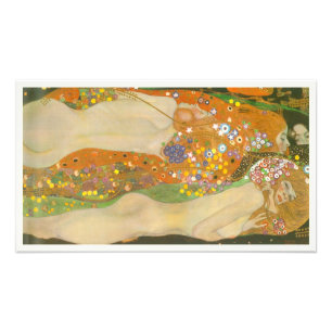 Foto Serpentes Aquáticas II por Gustav Klimt, Art Nouve