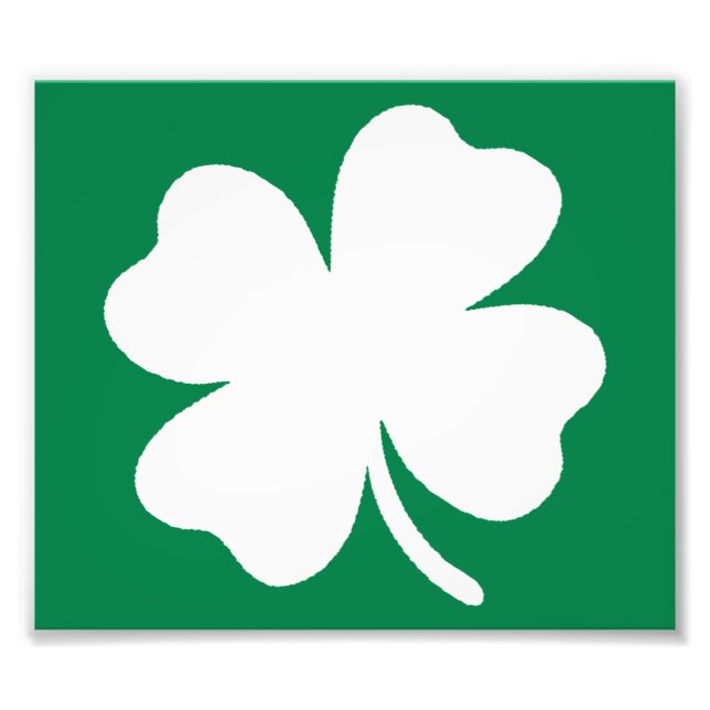 Foto Shamrock Dia de São Patrício Irlanda (Frente)