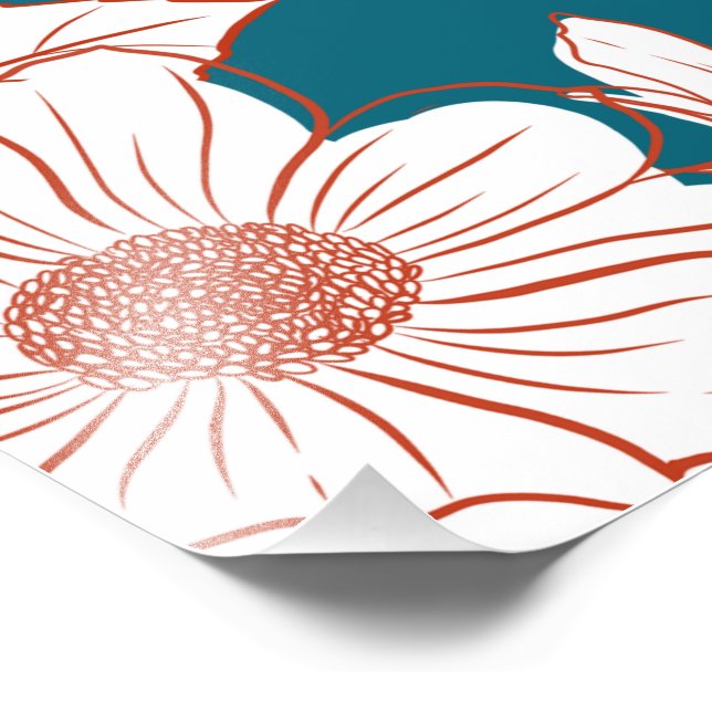 Foto Shema Israel em hebraico | Oração Judaica Flower A (Borda)