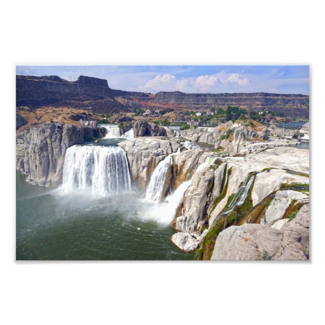 Foto Shoshone Falls no rio Cobra, Idaho (Frente)