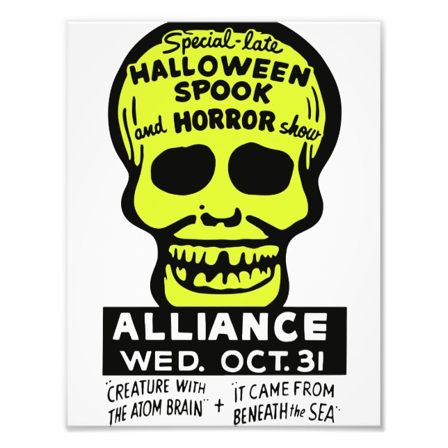 Foto Show especial de terror e falecimento (Frente)