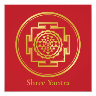Foto Shree Yantra Auspicous - Símbolo Geométrico Sagrad