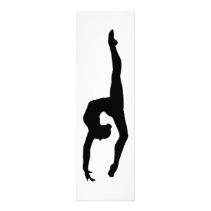 Foto Silhueta da ginástica rítmica
