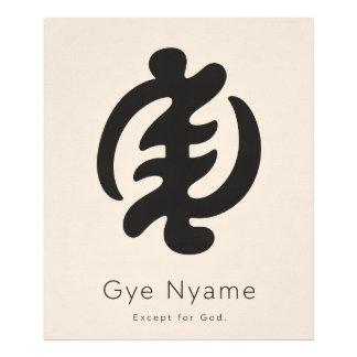 Foto Símbolo Adinkra Gye Nyame | Heri Africano Minimali