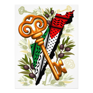 Foto Símbolo chave palestino do direito de retorno