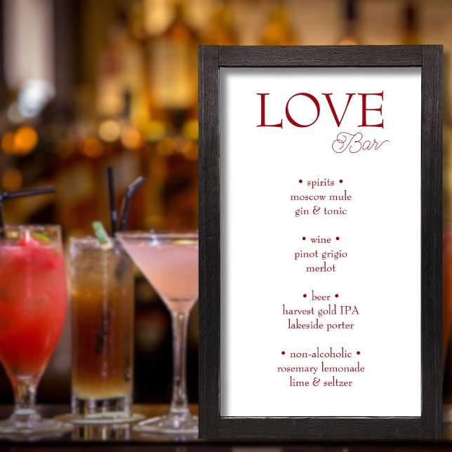 Foto Símbolo de Bar Simples de Amor Vermelho (Criador carregado)