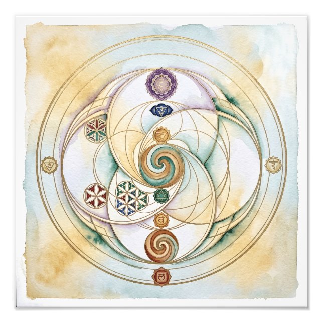 Foto Símbolo de Radionics Harmonia Curativa (Frente)