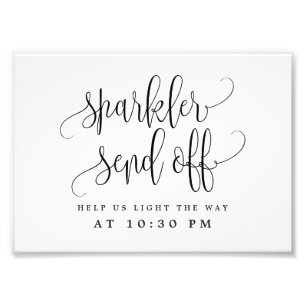 Foto Símbolo de Sendoff do Sparkler de COR e TAMANHO E