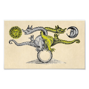 Foto Símbolo do Dragão Dourado e Silver