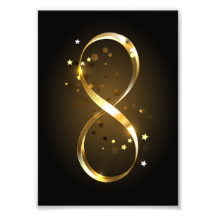 Foto Símbolo Infinity do ouro
