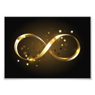 Foto Símbolo Infinity do ouro