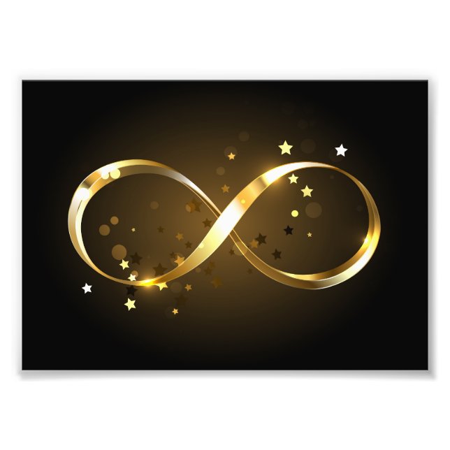 Foto Símbolo Infinity do ouro (Frente)