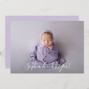 Foto Simples Do Bebê Obrigado Anúncio Do Script