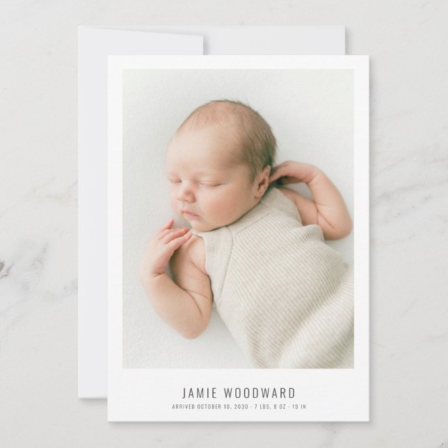 Foto Simples Moderna Da Menina (Frente)